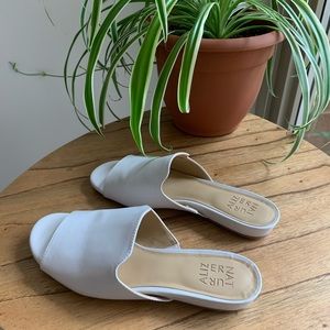 Naturalizer White Rigby Sandals